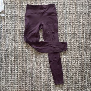 Maroon purple lulu lululemon leggings